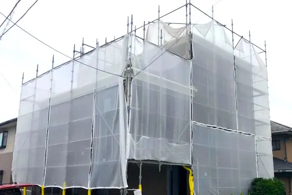 リフォーム時 足場を設置すると言われたら 千葉県千葉市 外壁塗装 屋根塗装 株 四葉建装
