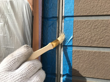 千葉県八千代市にて外壁塗装用の防水工事！