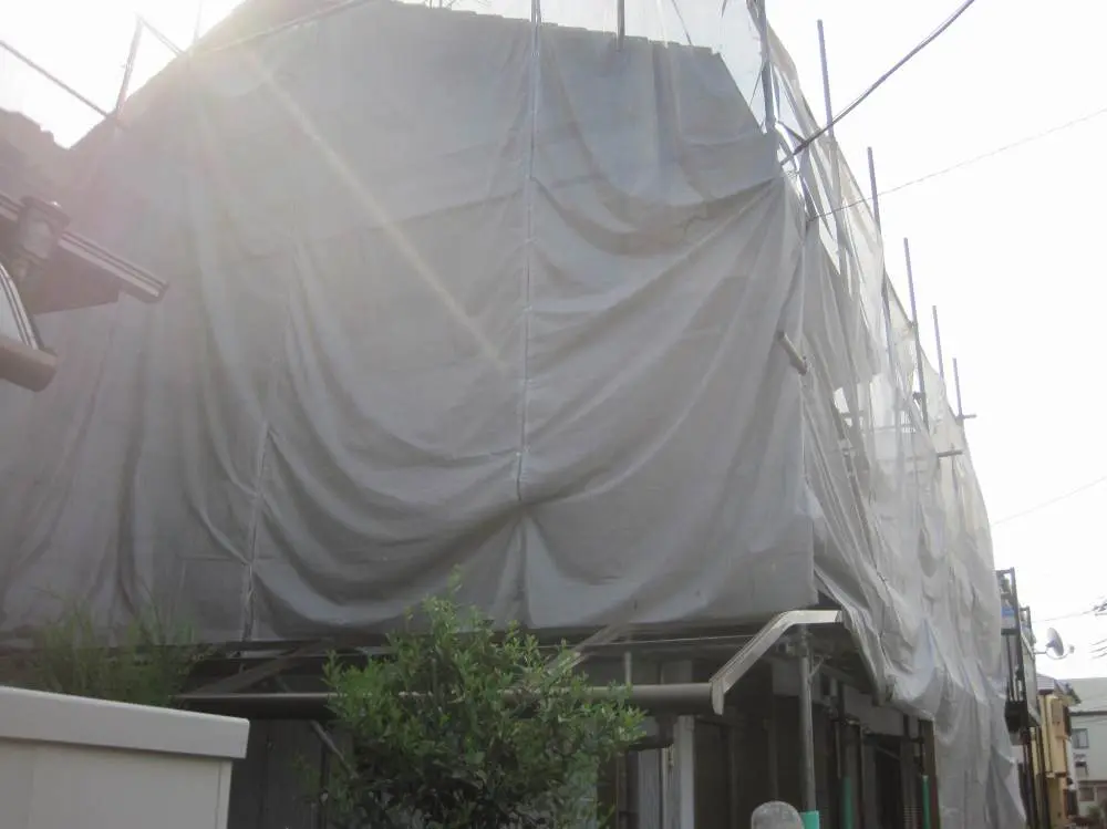 千葉県千葉市 外壁塗装 仮設足場工事 無料見積もり 千葉県千葉市 外壁塗装 屋根塗装 株 四葉建装