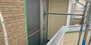 千葉県千葉市緑区　外壁塗装　下地処理　養生　工事期間中の過ごし方 (1)