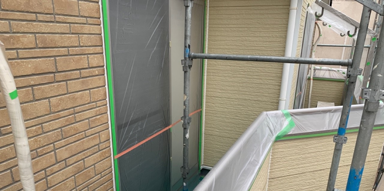 千葉県千葉市緑区　外壁塗装　下地処理　養生　工事期間中の過ごし方 (1)