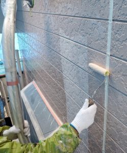 千葉県八千代市　外壁塗装　付帯部塗装　雨樋交換　外壁下塗り2回 (3)