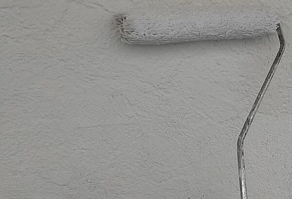 千葉県千葉市稲毛区　K様邸　外壁塗装・防水工事　外壁下塗り　ダイヤフレックス　ダイヤワイドシーラー (2)