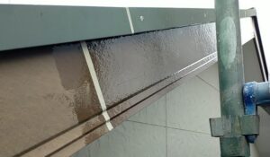 千葉県八千代市　Y様邸　屋根塗装・外壁塗装　破風板の塗装 (2)