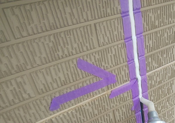 千葉県八千代市　屋根塗装・外壁塗装　コーキング打ち替え工事 (2)