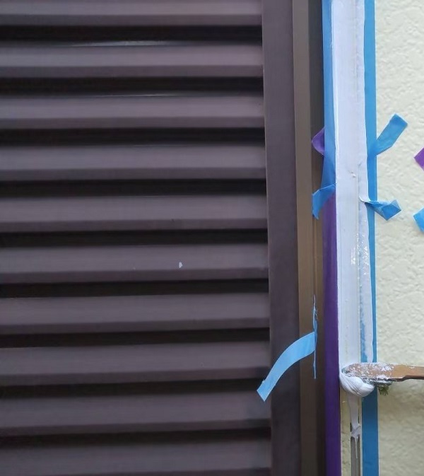 千葉県四街道市　K様邸　屋根塗装・外壁塗装　サッシ廻りコーキング工事 (3)