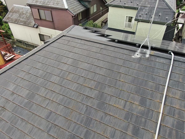 千葉県習志野市　屋根塗装・外壁塗装　無料現場調査の様子 (3)