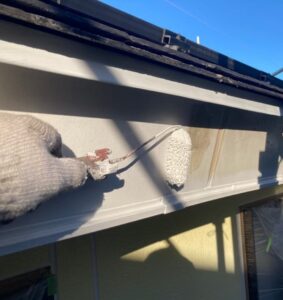 千葉県四街道市　K様邸　屋根塗装・外壁塗装　破風塗装 (2)
