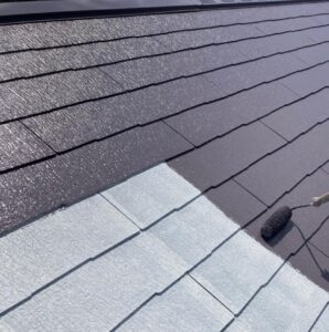 千葉県習志野市　T様邸　屋根塗装・外壁塗装　屋根塗装の作業工程 (3)