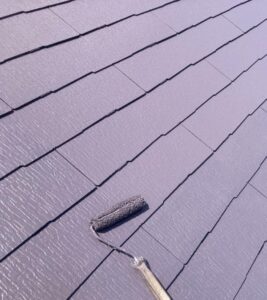 千葉県習志野市　T様邸　屋根塗装・外壁塗装　屋根塗装の作業工程 (1)