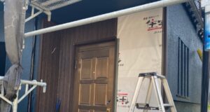 千葉県習志野市　M様邸　外壁塗装、玄関・カバー工法、サイディング取り付け（1）