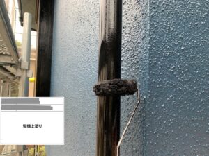 千葉県習志野市　M様邸　外壁塗装　竪樋、上塗り（1）