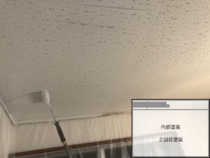 千葉県習志野市　M様邸　内装、天井塗装2回目（2）