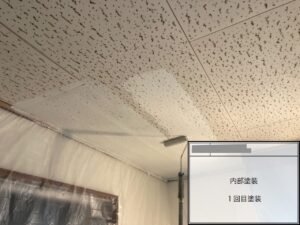 千葉県習志野市　M様邸　内装、天井塗装1回目（2）