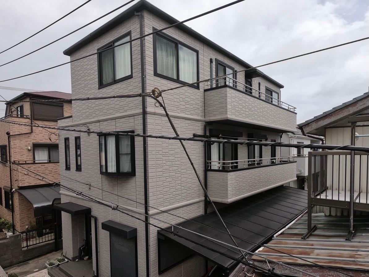 千葉県習志野市　H様邸　外壁塗装、屋根、ベランダ防水工事