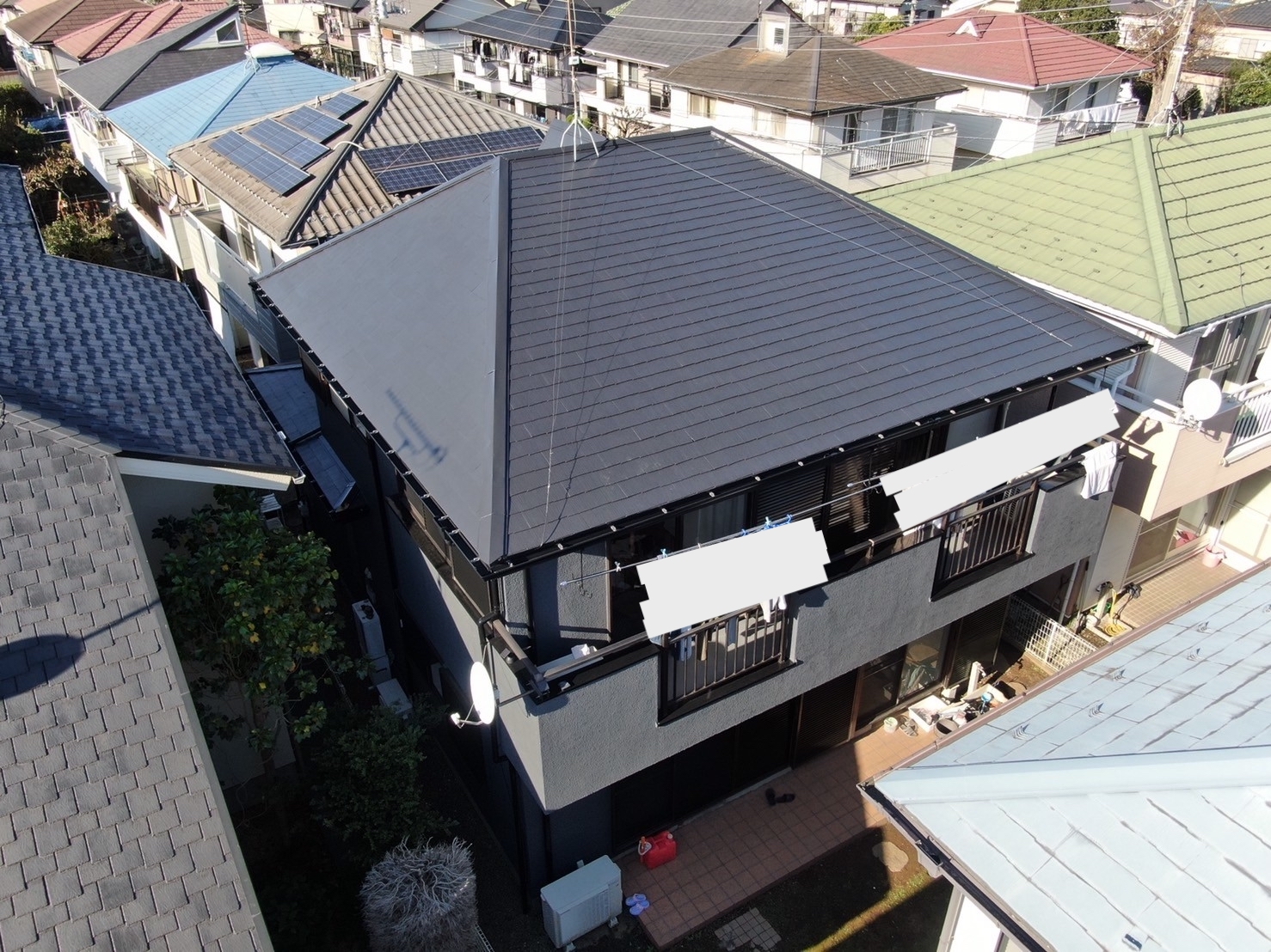 千葉県八千代市　U様邸　外壁塗装、屋根塗装、軒樋交換
