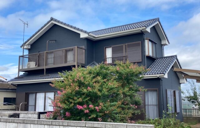 千葉県旭市　Ｏ様邸　外壁塗装・屋根塗装・玄関カバー工事