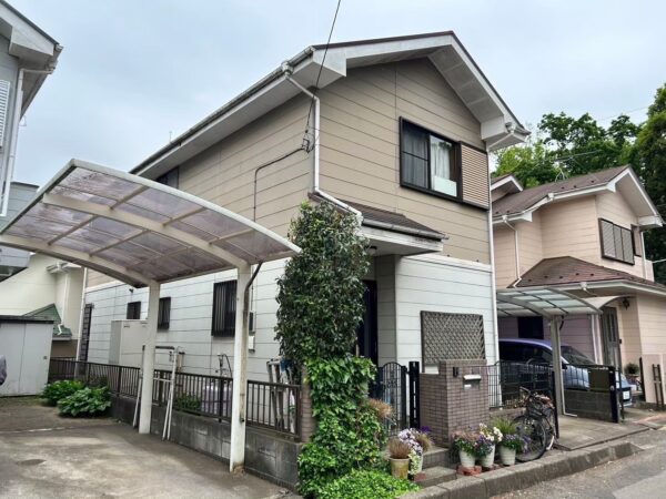 千葉県四街道市　O様邸　外壁塗装・屋根塗装　ツートンカラーでおしゃれな外壁に