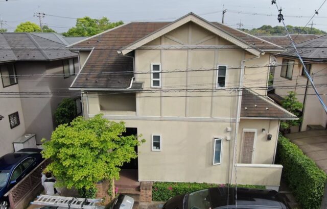 千葉県四街道市　I様邸　外壁塗装・屋根塗装　アクセントカラーが際立つ外壁になりました！