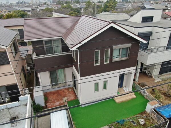千葉県千葉市美浜区　M様邸　外壁塗装・屋根塗装　ツートンカラーで個性ある外壁になりました！