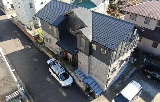 千葉県千葉市緑区　N様邸　外壁塗装・屋根塗装・ベランダ保護剤トップコート防滑仕上げ