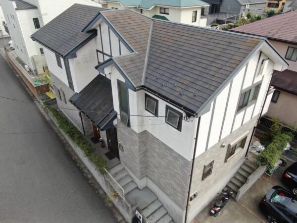 千葉県千葉市緑区　N様邸　外壁塗装・屋根塗装・ベランダ保護剤トップコート防滑仕上げ