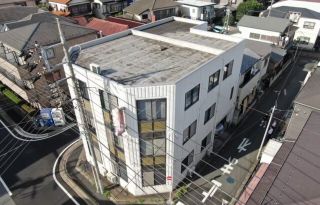 千葉県千葉市中央区　3階建てオフィスビル　外壁塗装・屋根防水工事　全スタッフの対応に満足です！