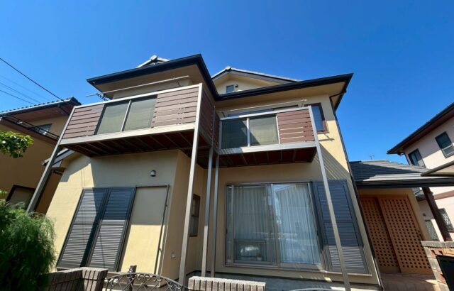 四街道市　外壁塗装　外壁の劣化が気になりお問い合わせいただきました。