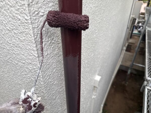 千葉県千葉市若葉区 N様邸 外壁塗装工事 雨樋塗装 竪樋の役割ってなに?