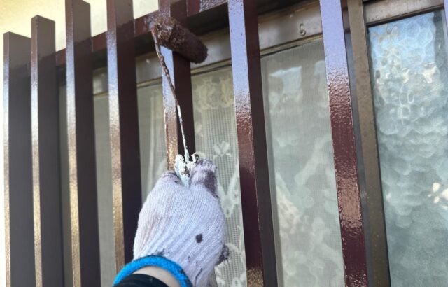 千葉県千葉市若葉区　N様邸　付帯部塗装　木格子の塗装をおこないました！