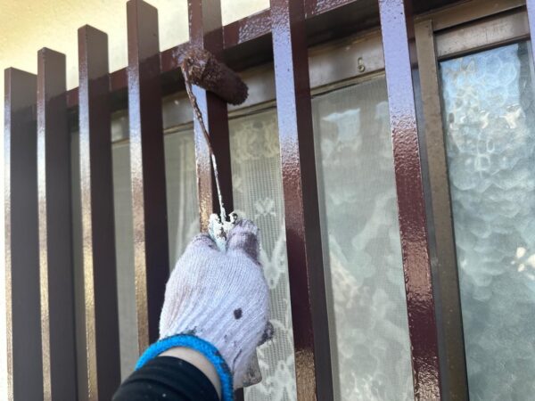 千葉県千葉市若葉区　N様邸　付帯部塗装　木格子の塗装をおこないました！