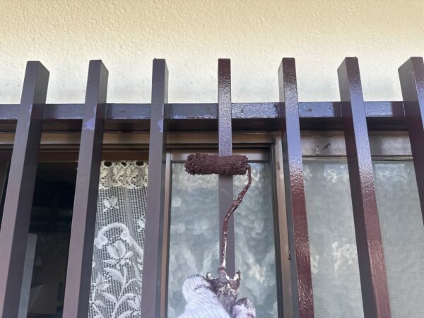 千葉県千葉市若葉区 N様邸 付帯部塗装 木格子の塗装をおこないました!