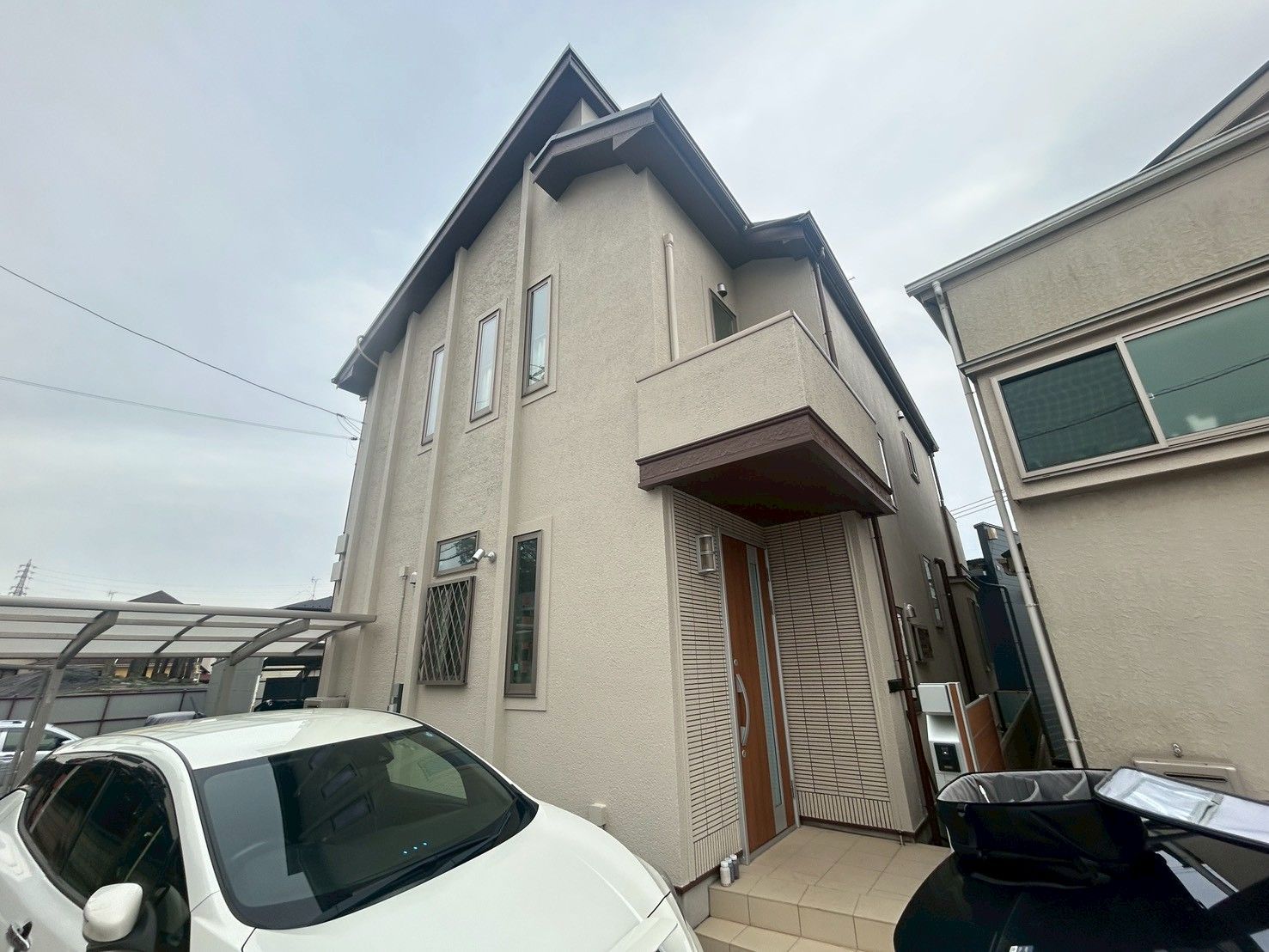 千葉市 外壁屋根塗装工事 千葉市稲毛区 築後10年経過したので外壁塗装を検討してお問合せ頂きました。