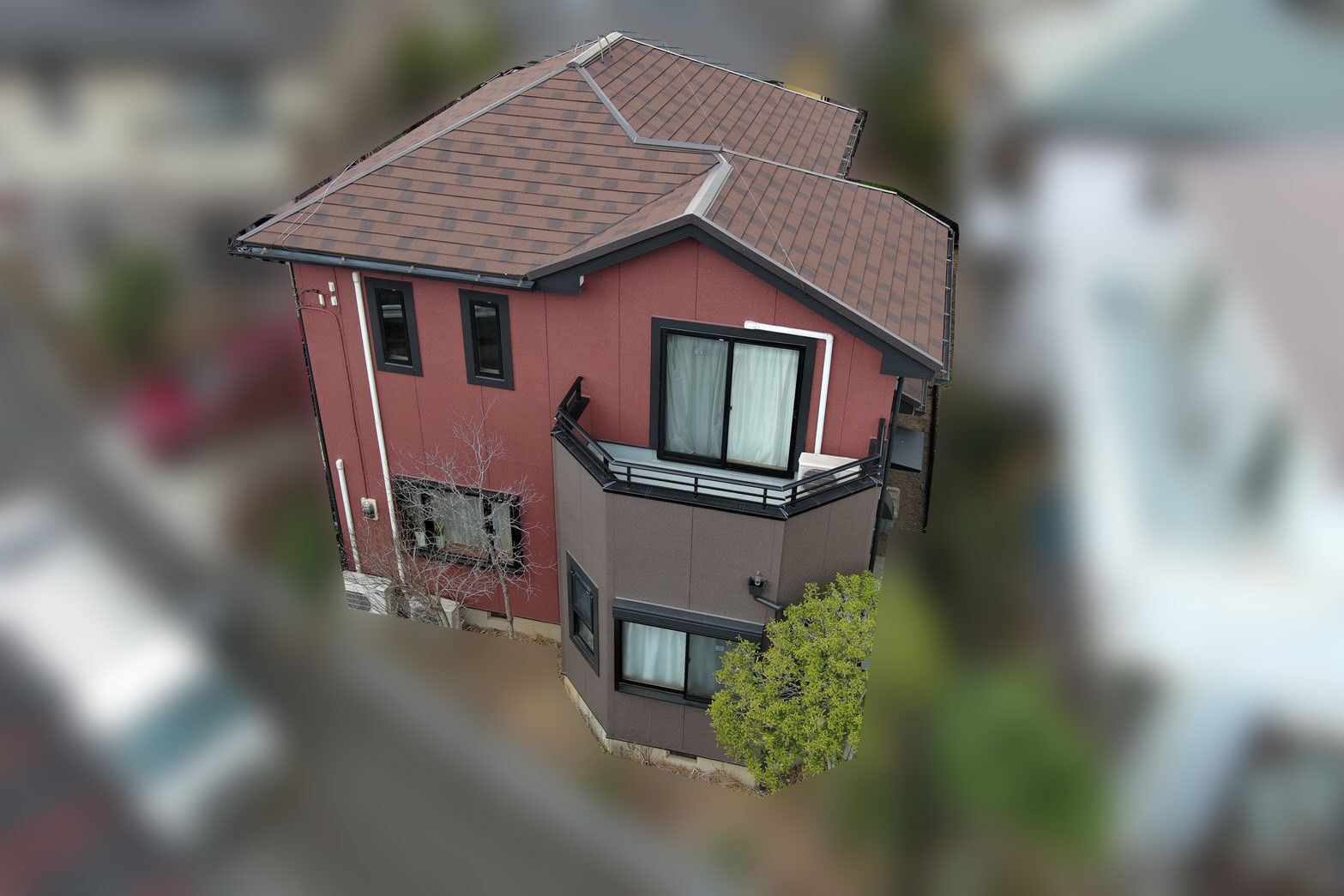 千葉市 外壁塗装 前回の塗装から10年以上経過しているのでご依頼いただきました