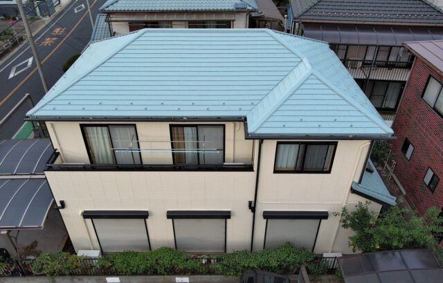 成田市 ホームページを見て外壁屋根塗装のご依頼をいただきました